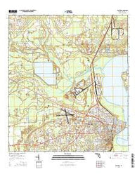 Palatka Florida Current topographic map, 1:24000 scale, 7.5 X 7.5 Minute, Year 2015
