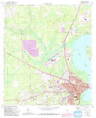 Palatka Florida Historical topographic map, 1:24000 scale, 7.5 X 7.5 Minute, Year 1968