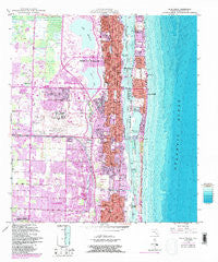 Palm Beach Florida Historical topographic map, 1:24000 scale, 7.5 X 7.5 Minute, Year 1946