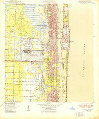 Palm Beach Florida Historical topographic map, 1:24000 scale, 7.5 X 7.5 Minute, Year 1950