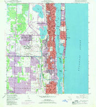 Palm Beach Florida Historical topographic map, 1:24000 scale, 7.5 X 7.5 Minute, Year 1946