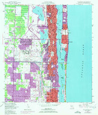 Palm Beach Florida Historical topographic map, 1:24000 scale, 7.5 X 7.5 Minute, Year 1946