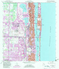 Palm Beach Florida Historical topographic map, 1:24000 scale, 7.5 X 7.5 Minute, Year 1946