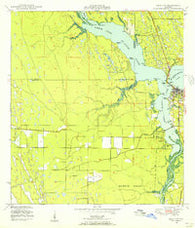 Palm City Florida Historical topographic map, 1:24000 scale, 7.5 X 7.5 Minute, Year 1948