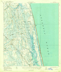 Palm Valley Florida Historical topographic map, 1:62500 scale, 15 X 15 Minute, Year 1918