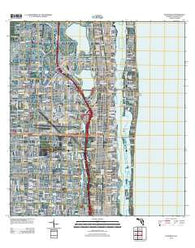 Palm Beach Florida Historical topographic map, 1:24000 scale, 7.5 X 7.5 Minute, Year 2012