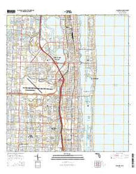 Palm Beach Florida Current topographic map, 1:24000 scale, 7.5 X 7.5 Minute, Year 2015