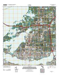Palmetto Florida Historical topographic map, 1:24000 scale, 7.5 X 7.5 Minute, Year 2012