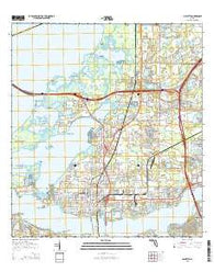 Palmetto Florida Current topographic map, 1:24000 scale, 7.5 X 7.5 Minute, Year 2015