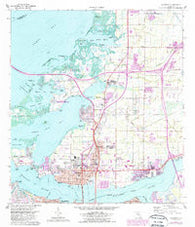 Palmetto Florida Historical topographic map, 1:24000 scale, 7.5 X 7.5 Minute, Year 1964