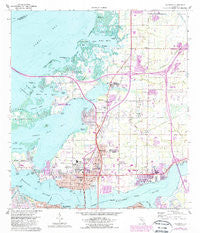 Palmetto Florida Historical topographic map, 1:24000 scale, 7.5 X 7.5 Minute, Year 1964