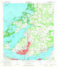 Palmetto Florida Historical topographic map, 1:24000 scale, 7.5 X 7.5 Minute, Year 1964