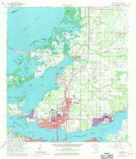 Palmetto Florida Historical topographic map, 1:24000 scale, 7.5 X 7.5 Minute, Year 1964