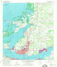 Palmetto Florida Historical topographic map, 1:24000 scale, 7.5 X 7.5 Minute, Year 1964