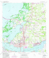 Palmetto Florida Historical topographic map, 1:24000 scale, 7.5 X 7.5 Minute, Year 1964