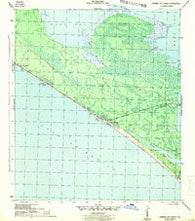 Panama City Beach Florida Historical topographic map, 1:31680 scale, 7.5 X 7.5 Minute, Year 1943