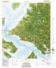 Panama City Florida Historical topographic map, 1:24000 scale, 7.5 X 7.5 Minute, Year 1982