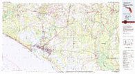 Panama City Florida Historical topographic map, 1:100000 scale, 30 X 60 Minute, Year 1981