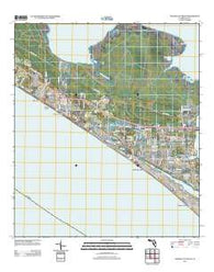 Panama City Beach Florida Historical topographic map, 1:24000 scale, 7.5 X 7.5 Minute, Year 2012