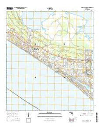 Panama City Beach Florida Current topographic map, 1:24000 scale, 7.5 X 7.5 Minute, Year 2015