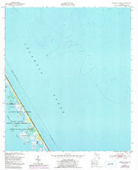 Pardon Island Florida Historical topographic map, 1:24000 scale, 7.5 X 7.5 Minute, Year 1949