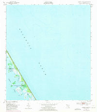 Pardon Island Florida Historical topographic map, 1:24000 scale, 7.5 X 7.5 Minute, Year 1949