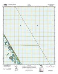 Pardon Island Florida Historical topographic map, 1:24000 scale, 7.5 X 7.5 Minute, Year 2012