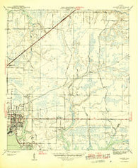 Parker Florida Historical topographic map, 1:31680 scale, 7.5 X 7.5 Minute, Year 1945