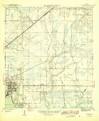 Parker Florida Historical topographic map, 1:31680 scale, 7.5 X 7.5 Minute, Year 1945