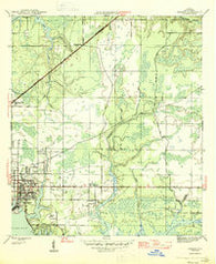 Parker Florida Historical topographic map, 1:31680 scale, 7.5 X 7.5 Minute, Year 1945