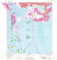 Pass-A-Grille Beach Florida Historical topographic map, 1:24000 scale, 7.5 X 7.5 Minute, Year 1956