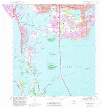 Pass-A-Grille Beach Florida Historical topographic map, 1:24000 scale, 7.5 X 7.5 Minute, Year 1956