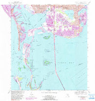 Pass-A-Grille Beach Florida Historical topographic map, 1:24000 scale, 7.5 X 7.5 Minute, Year 1956