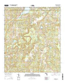Paxton Florida Current topographic map, 1:24000 scale, 7.5 X 7.5 Minute, Year 2015