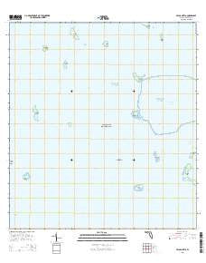 Pelican Keys Florida Current topographic map, 1:24000 scale, 7.5 X 7.5 Minute, Year 2015
