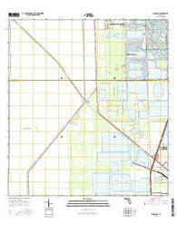Pennsuco Florida Current topographic map, 1:24000 scale, 7.5 X 7.5 Minute, Year 2015