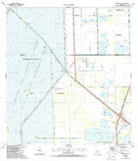 Pennsuco Florida Historical topographic map, 1:24000 scale, 7.5 X 7.5 Minute, Year 1988