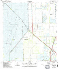 Pennsuco Florida Historical topographic map, 1:24000 scale, 7.5 X 7.5 Minute, Year 1988
