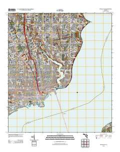 Pensacola Florida Historical topographic map, 1:24000 scale, 7.5 X 7.5 Minute, Year 2012