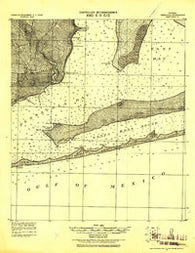 Pensacola Florida Historical topographic map, 1:62500 scale, 15 X 15 Minute, Year 1921