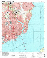 Pensacola Florida Historical topographic map, 1:24000 scale, 7.5 X 7.5 Minute, Year 1994
