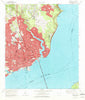 Pensacola Florida Historical topographic map, 1:24000 scale, 7.5 X 7.5 Minute, Year 1970