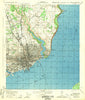 Pensacola Florida Historical topographic map, 1:25000 scale, 7.5 X 7.5 Minute, Year 1944