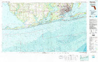 Pensacola Florida Historical topographic map, 1:100000 scale, 30 X 60 Minute, Year 1978