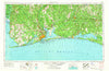 Pensacola Florida Historical topographic map, 1:250000 scale, 1 X 2 Degree, Year 1957