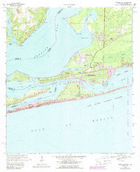 Perdido Bay Florida Historical topographic map, 1:24000 scale, 7.5 X 7.5 Minute, Year 1970