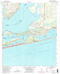 Perdido Bay Florida Historical topographic map, 1:24000 scale, 7.5 X 7.5 Minute, Year 1970