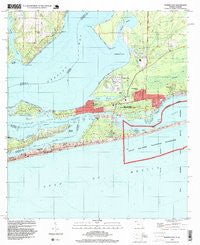 Perdido Bay Florida Historical topographic map, 1:24000 scale, 7.5 X 7.5 Minute, Year 1994