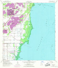 Perrine Florida Historical topographic map, 1:24000 scale, 7.5 X 7.5 Minute, Year 1956