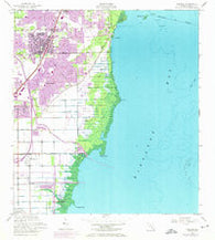 Perrine Florida Historical topographic map, 1:24000 scale, 7.5 X 7.5 Minute, Year 1956